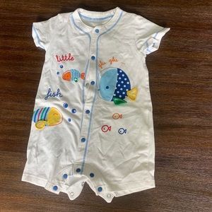 SET of 2! 6/9 mo MAYORAL newborn summer romper